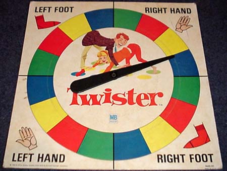 Twister Spinner from 1966 There are several virtual Twister Spinners